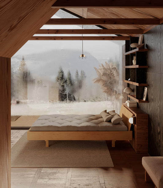 SAPORRO Coconut Futon - Firm, Natural Mattress for Healthy Sleep